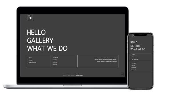 Sqft Studio website